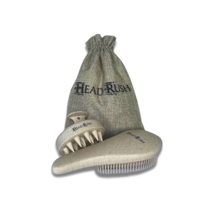 Tangle Teaser + Shampoo Scalp Brush Set - Beige